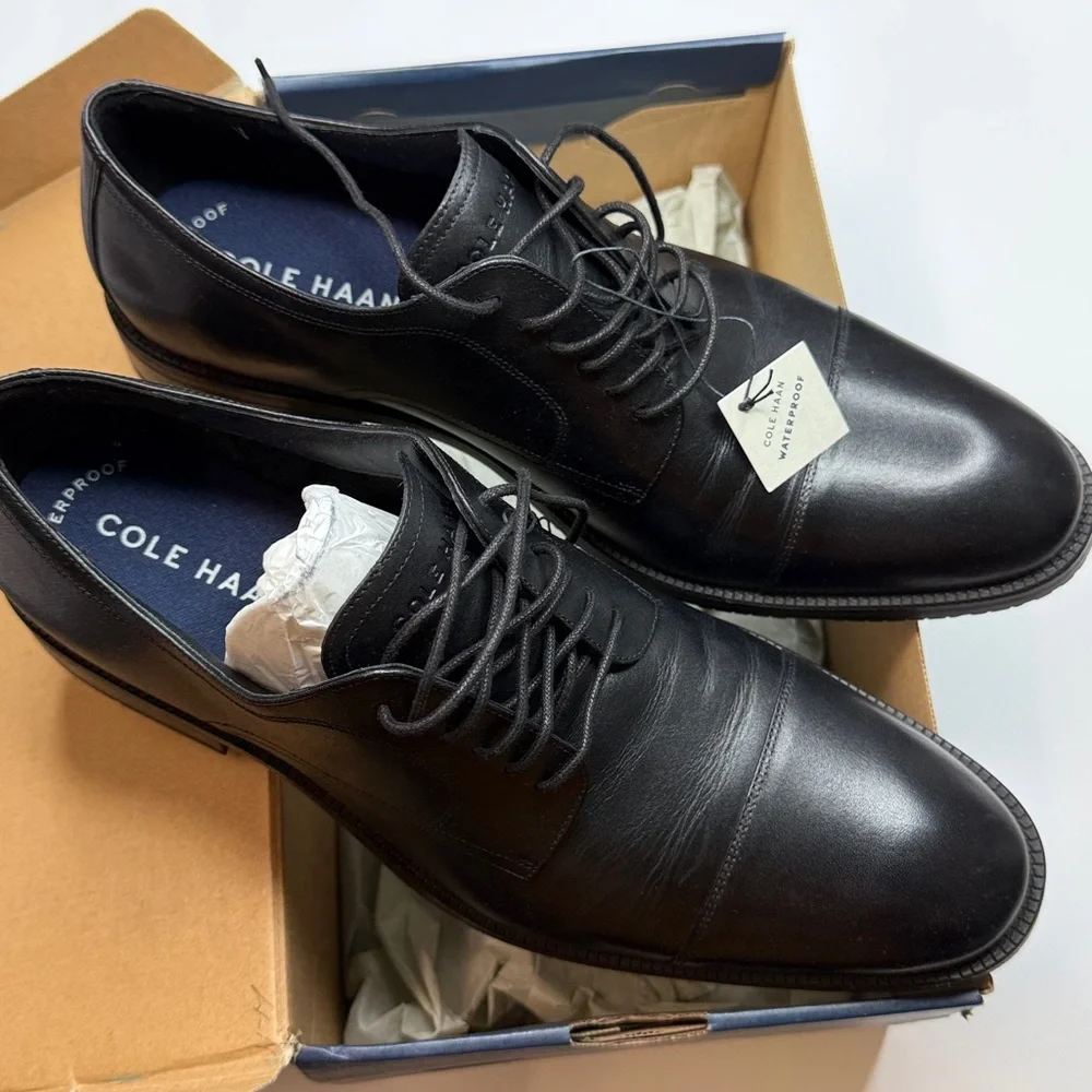 Cole Haan Men's Modern Essentials Cap Oxford Shoes- Size 11.5